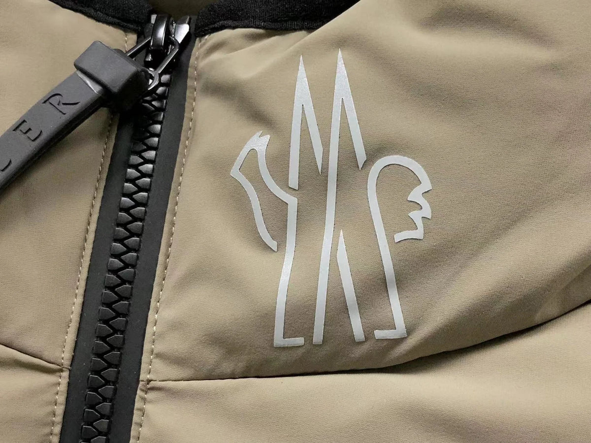 Moncler Arcesaz Long Down Jacket – Khaki