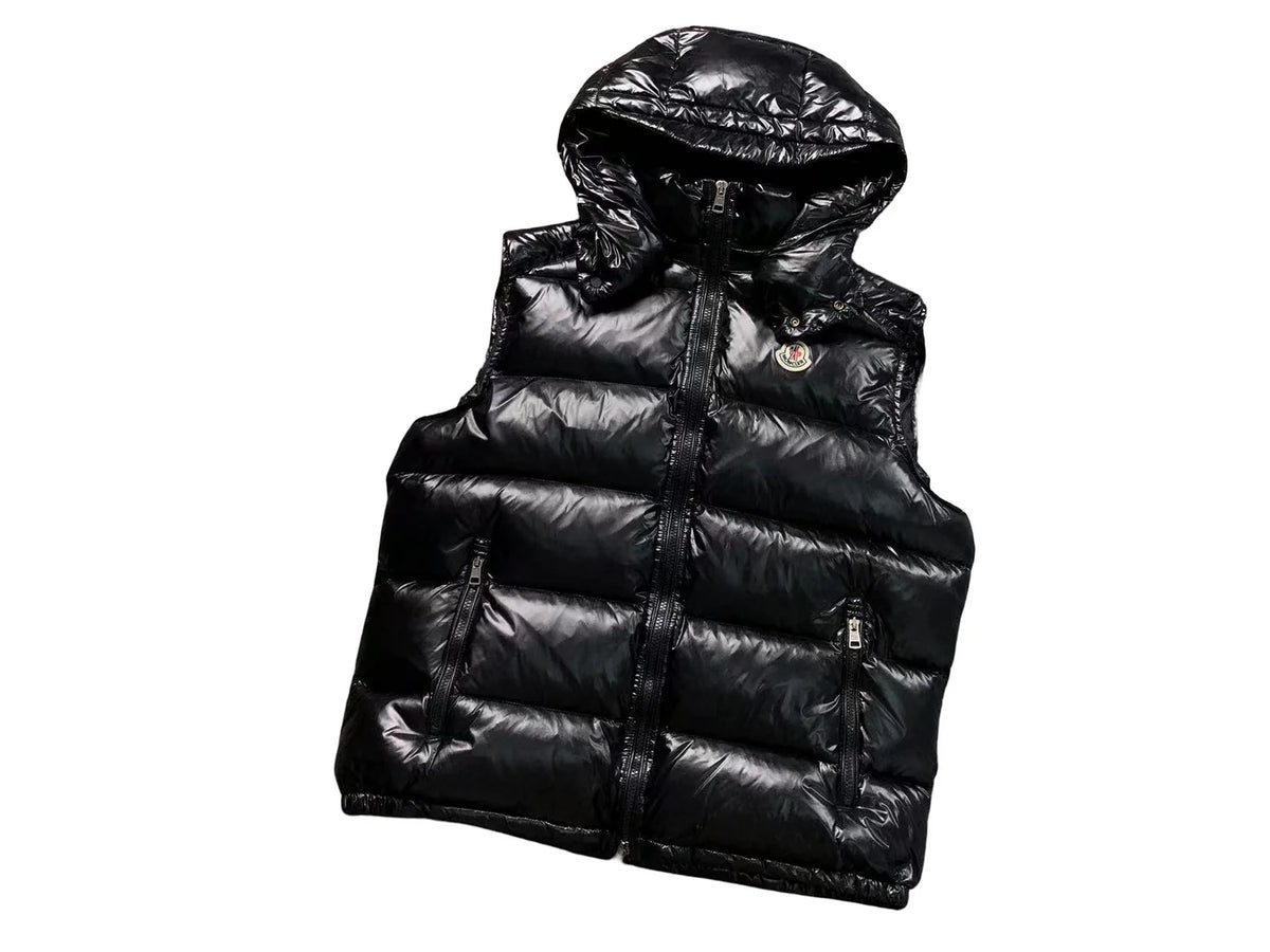 Moncler Bormes Gilet – Black